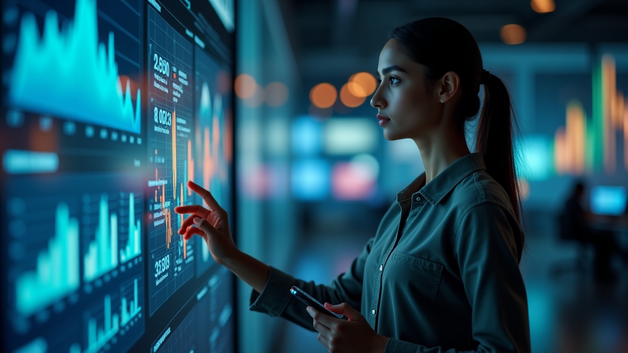 Visualización de datos financieros